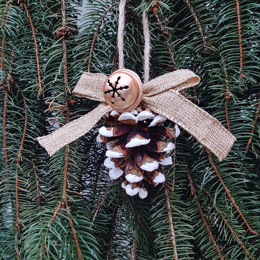 Pinecone Glitter Ornament